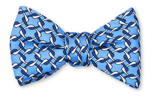 R. Hanauer Blue Diamond Links Bow Tie - B6004