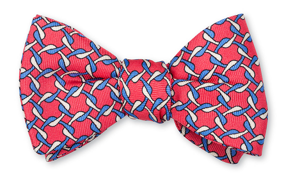 R. Hanauer Coral Diamond Links Bow Tie - B6002