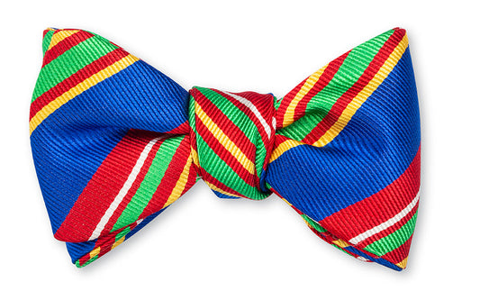 R. Hanauer Davis Stripes Bow Tie