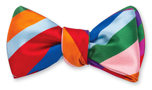 R. Hanauer Dempsey Stripes Bow Tie