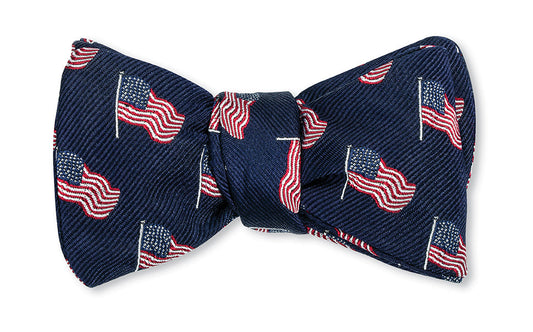 R. Hanauer USA Flag Bow Tie - B5840