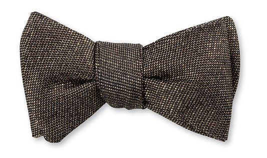 R. Hanauer Black/Gold Lamé Bow Tie - B5836