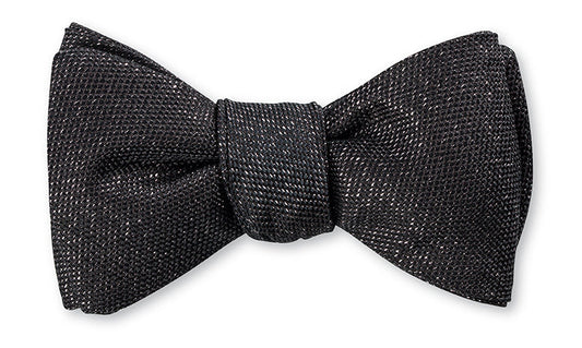 R. Hanauer Black/Silver Lamé Bow Tie - B5835