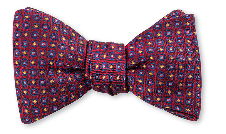 R. Hanauer Red Chelsea Neats Bow Tie - B5817