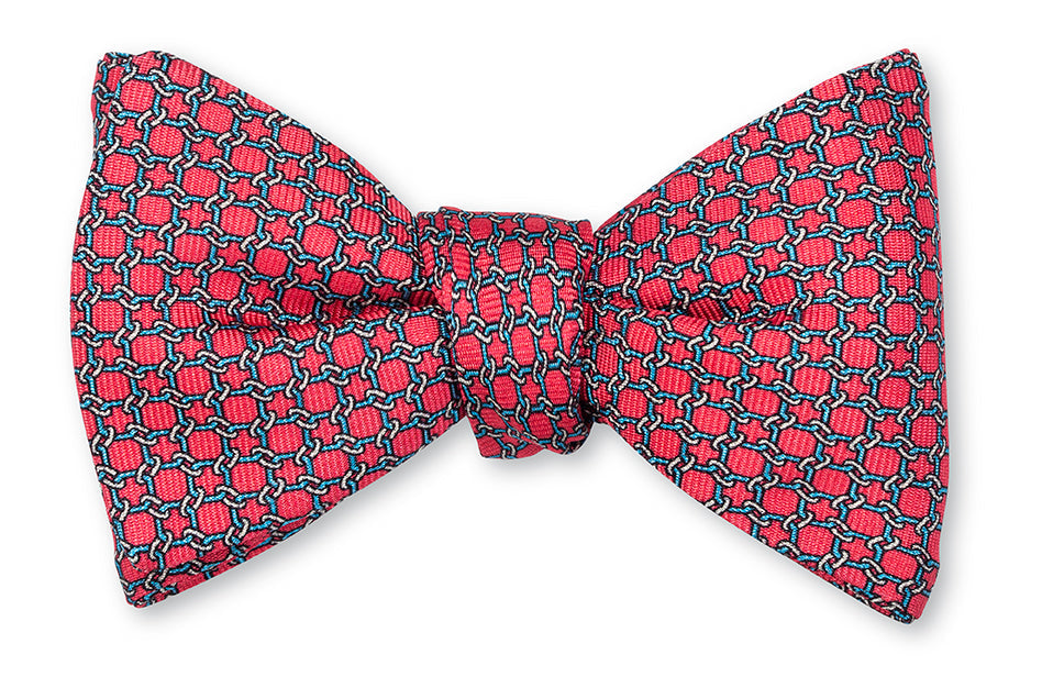 R. Hanauer Coral Circle Links Bow Tie - B5999