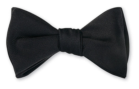 R. Hanauer Formal Black Faille Bow Tie - B599