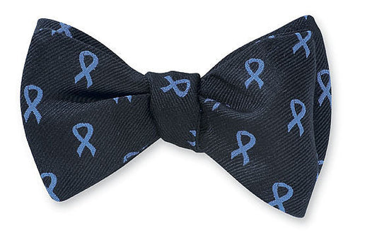 R. Hanauer Blue/ Black Ribbons Bow Tie - B2509