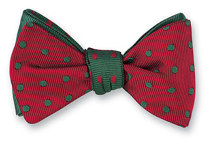 R. Hanauer Red/Green Vero Polka Dots Bow Tie - B2011/2012