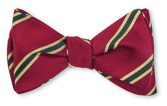 R. Hanauer Dragoons 6th Striped Bow Tie - B642