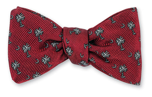 R. Hanauer Garnet Red Palmetto Bow Tie