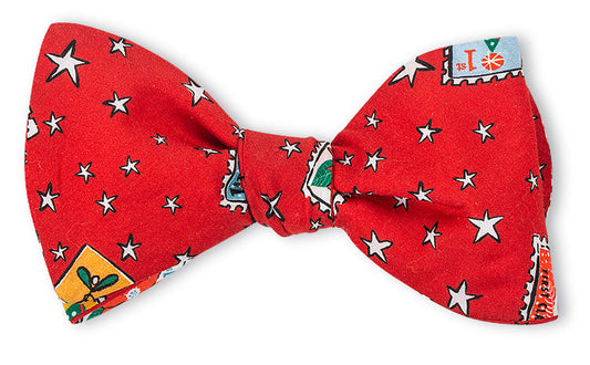 R. Hanauer Festive Greetings Liberty Bow Tie