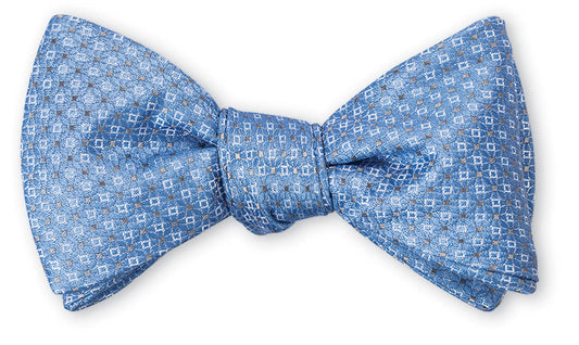 R. Hanauer Light Blue Pendleton Neats Bow Tie