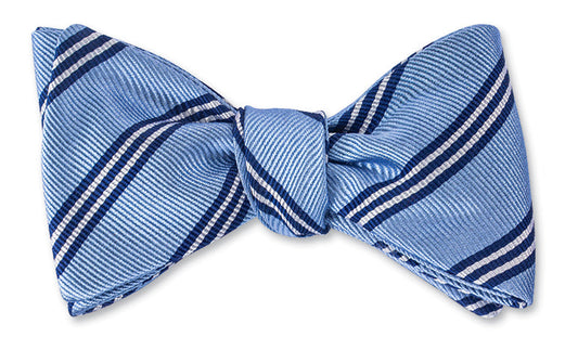 R. Hanauer Blue Brooks Striped Bow Tie - B2449