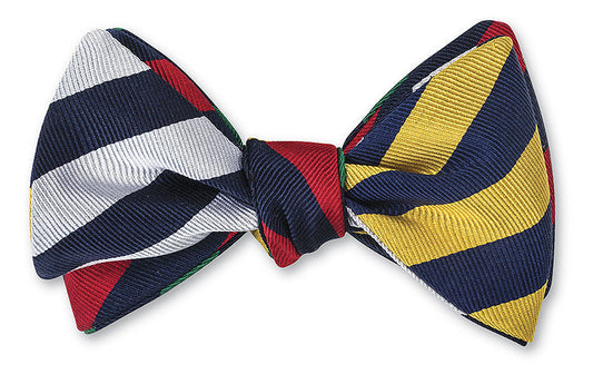 R. Hanauer Bar Stripes Quad Bow Tie - B1408