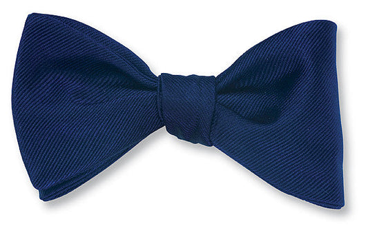 R. Hanauer Navy Derwin Repp Bow Tie - B2646