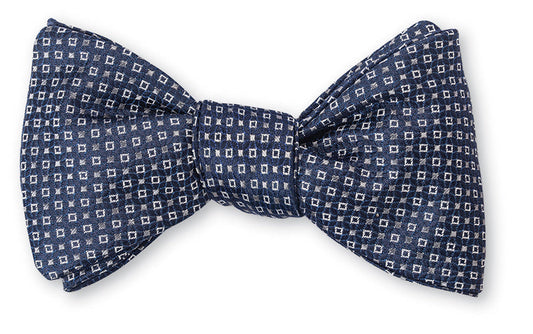 R. Hanauer Navy Pendleton Neats Bow Tie