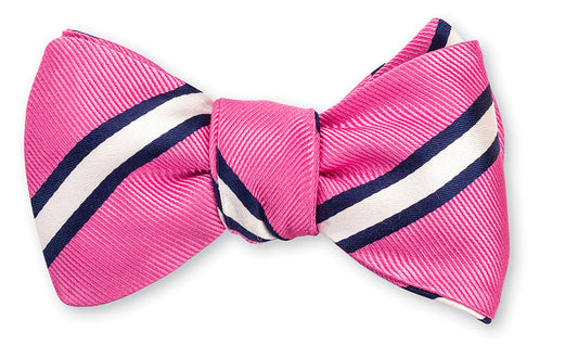 R. Hanauer Butler Stripes Bow Tie