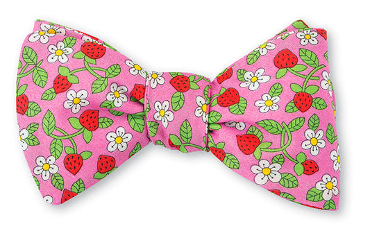 R. Hanauer Strawberries and Cream Liberty Bow Tie