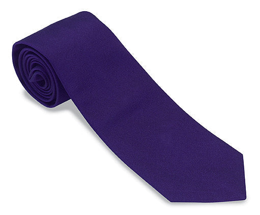 R. Hanauer Purple Derwin Repp Necktie - F2655
