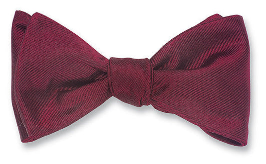 R. Hanauer Burgundy Derwin Repp Bow Tie - B2654