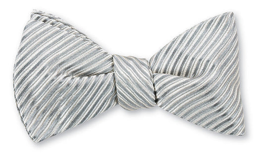 R. Hanauer Silver Ottoman Bow Tie - B3853