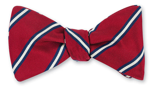 R. Hanauer Queens Stripes Bow Tie
