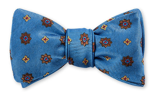 R. Hanauer Blue Chelsea Medallions Bow Tie - B5816