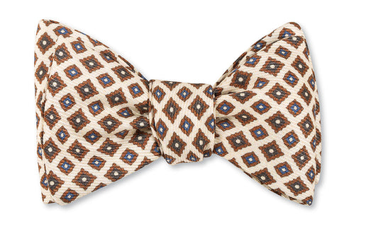 R. Hanauer White Brendan Neats Bow Tie - B5804