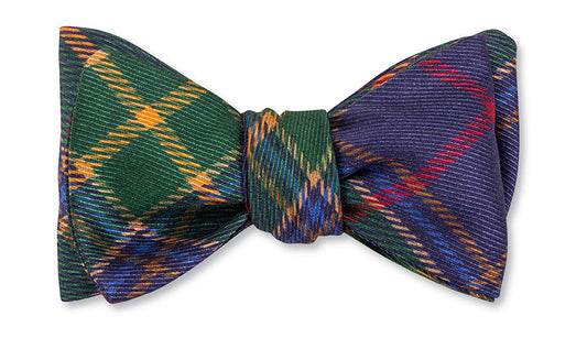 R. Hanauer Green Bridgewater Tartan Bow Tie - B5794
