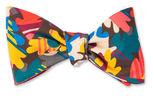 R. Hanauer Autumn Leaves Liberty Bow Tie