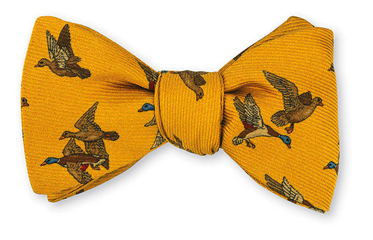 R. Hanauer Yellow Brookside Ducks Bow Tie - B5334