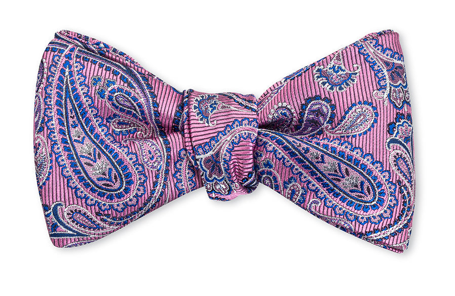 R. Hanauer Pink Evans Paisley Bow Tie - B5715