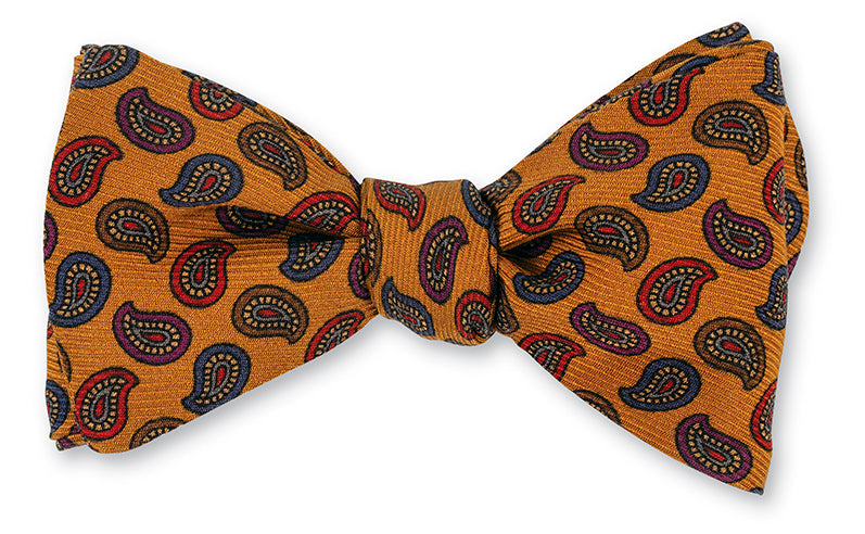 R. Hanauer Gold Alexander Pine Bow Tie - B5593