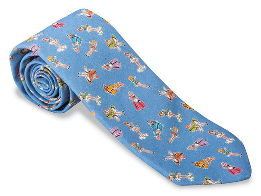 R. Hanauer Light Blue Springmaid Girls Necktie - F4872