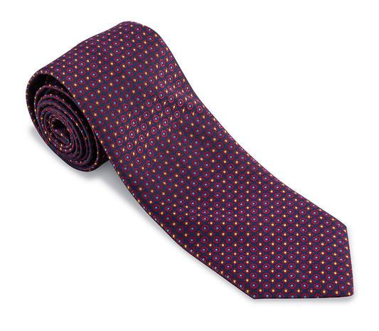 R. Hanauer Navy Chelsea Neats Necktie - F5819