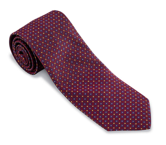 R. Hanauer Red Chelsea Neats Necktie - F5817