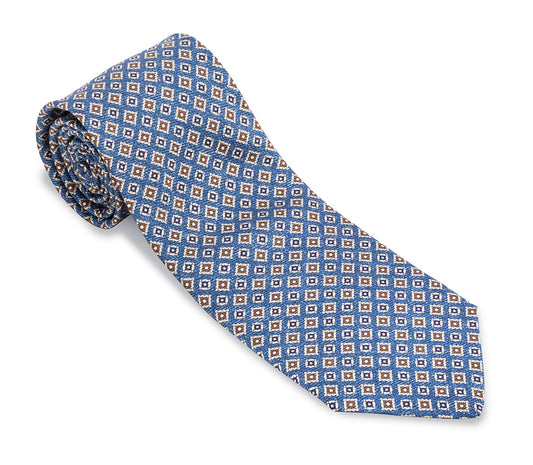 R. Hanauer Blue Brendan Neats Necktie - F5803