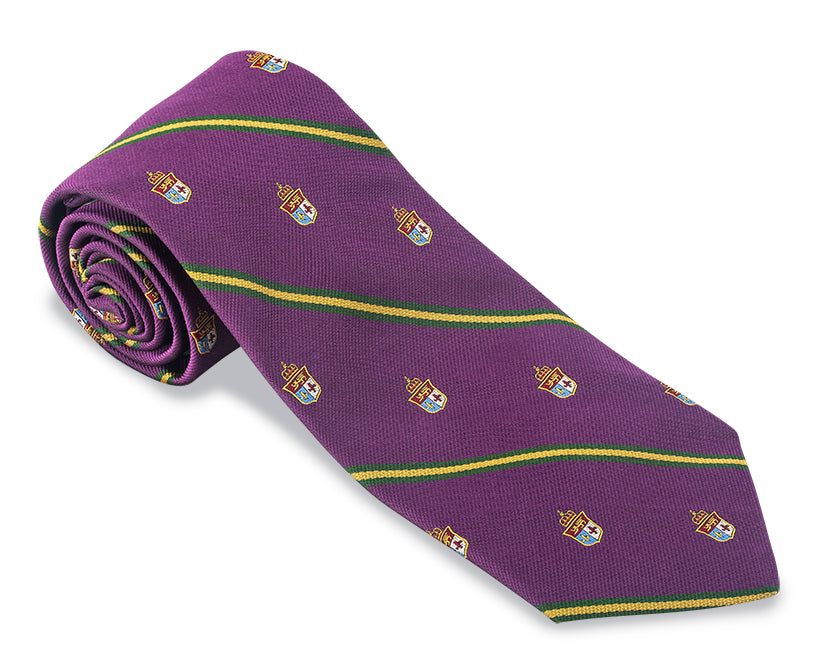 R. Hanauer Heraldic Stripes Necktie