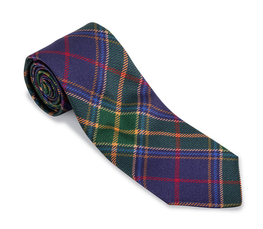 R. Hanauer Green Bridgewater Tartan Necktie - F5794