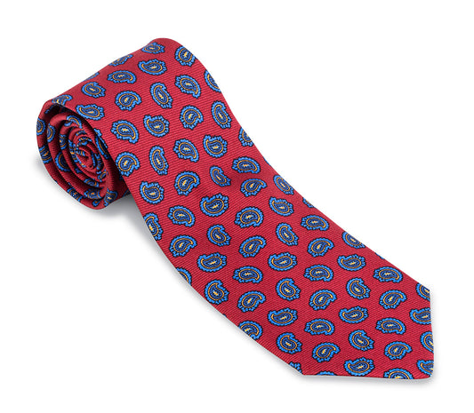 R. Hanauer Red Bridgewater Pine Necktie - F5791