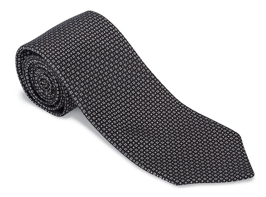 R. Hanauer Black Pendleton Neats Necktie - F4952