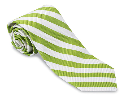 R. Hanauer Citrus/ White Bar Stripes Necktie - F1290