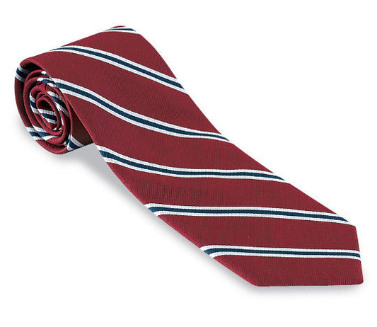 R. Hanauer Old Cholmelians Striped Necktie - F641