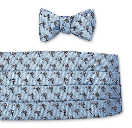 R. Hanauer Handmade Blue Palmetto Cummerbund Set - CB2266