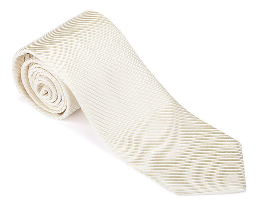 R. Hanauer Ivory Ottoman Necktie - F3975