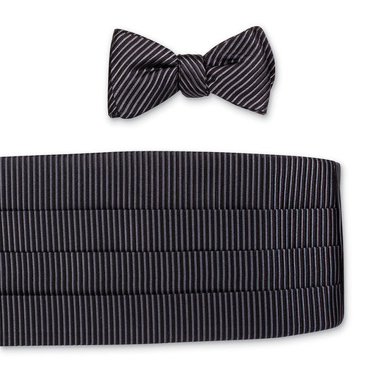 R. Hanauer Black Ottoman Cummerbund Set - CB3775