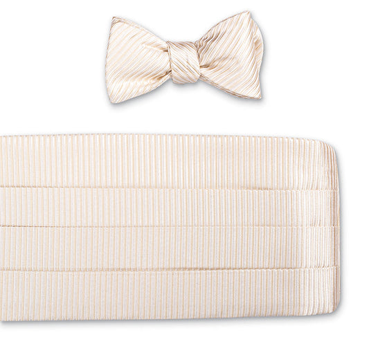 R. Hanauer Ivory Ottoman Cummerbund Set - CB3975