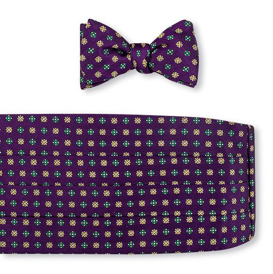 R. Hanauer Mardi Gras Floral Cummerbund Set - CB4961