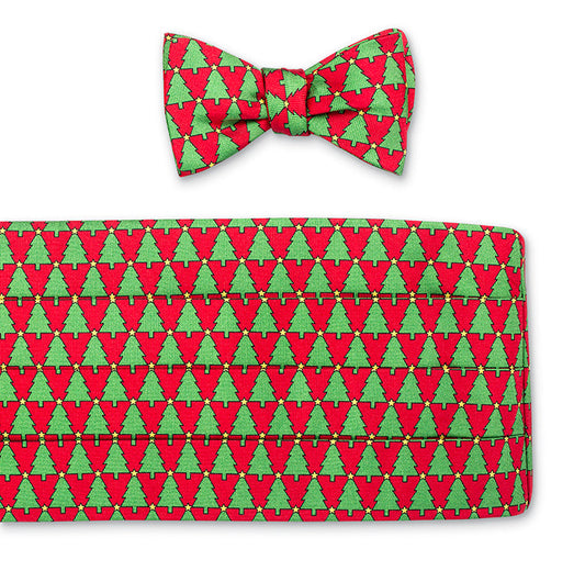 R. Hanauer Red Tannenbaum Cummerbund Set - CB5838