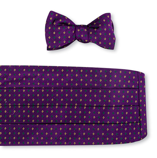 R. Hanauer Small Fleur-De-Lis Cummerbund Set - CB4963